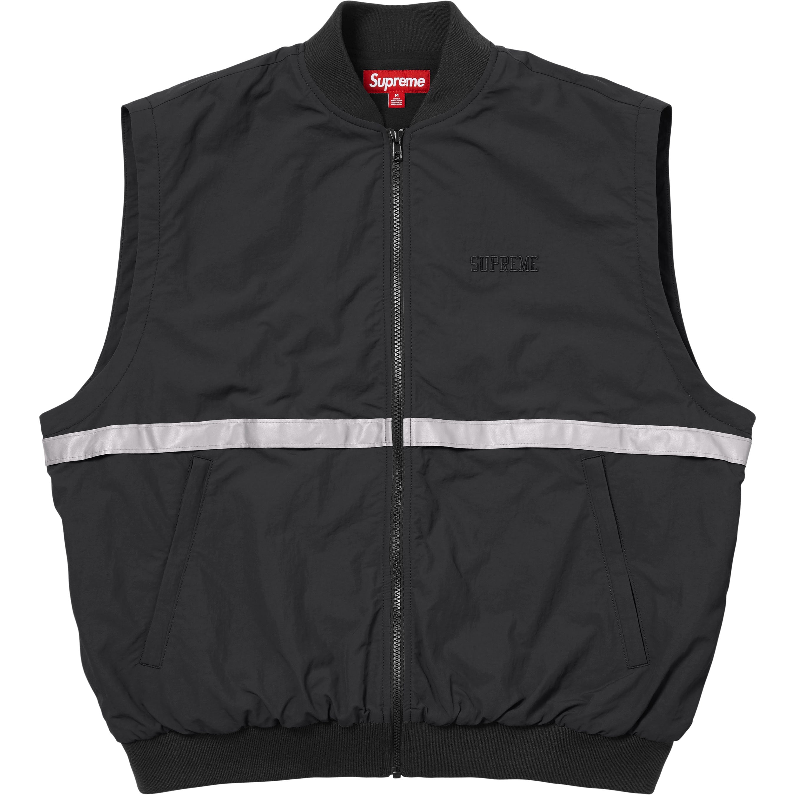 Zip-Off Sleeve Reflective Stripe Jacket view 14